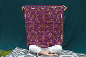 Foulard Sauvage- grand format - carthage-creation