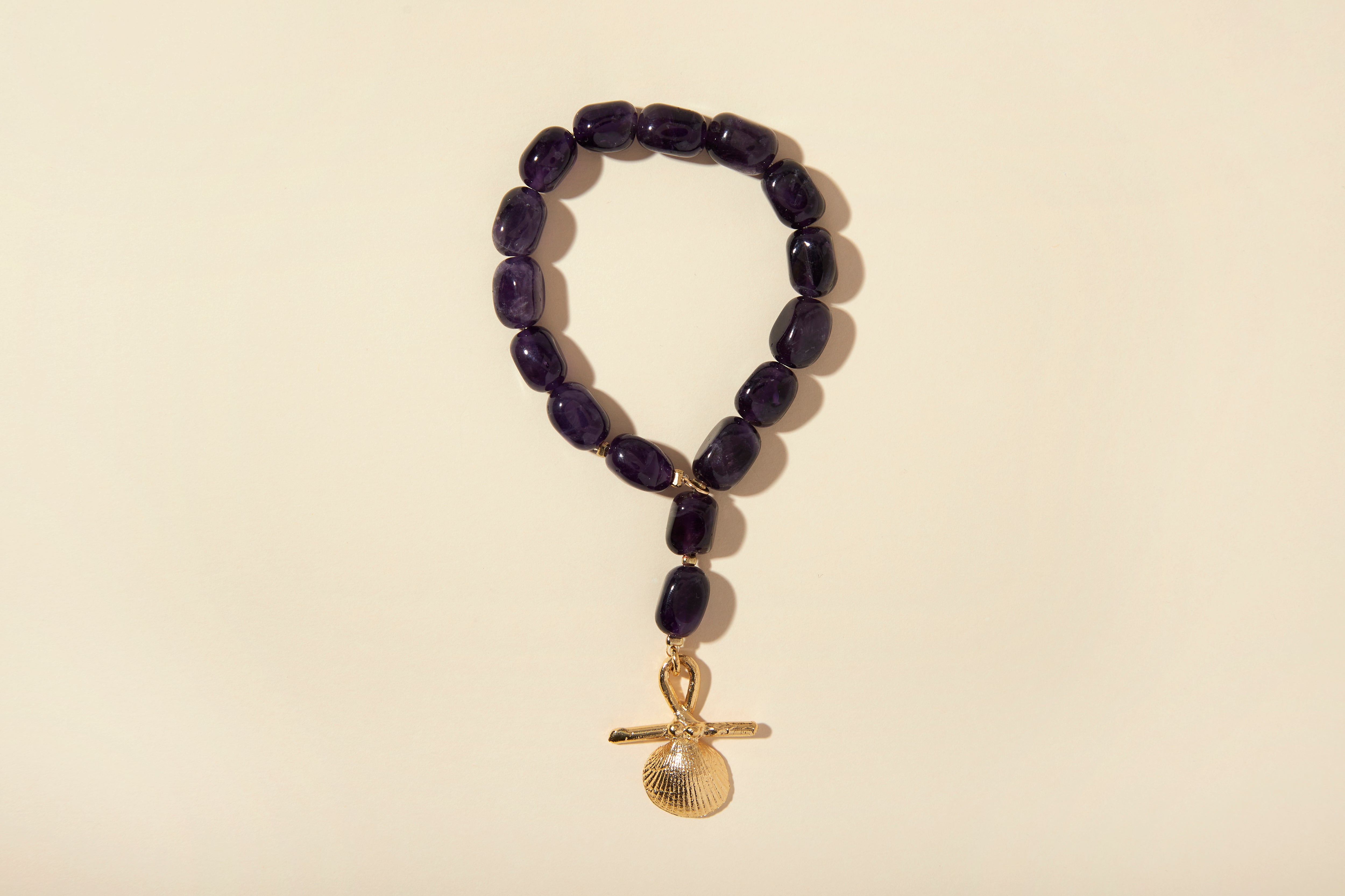 Bracelet améthystes Lou - carthage-creation
