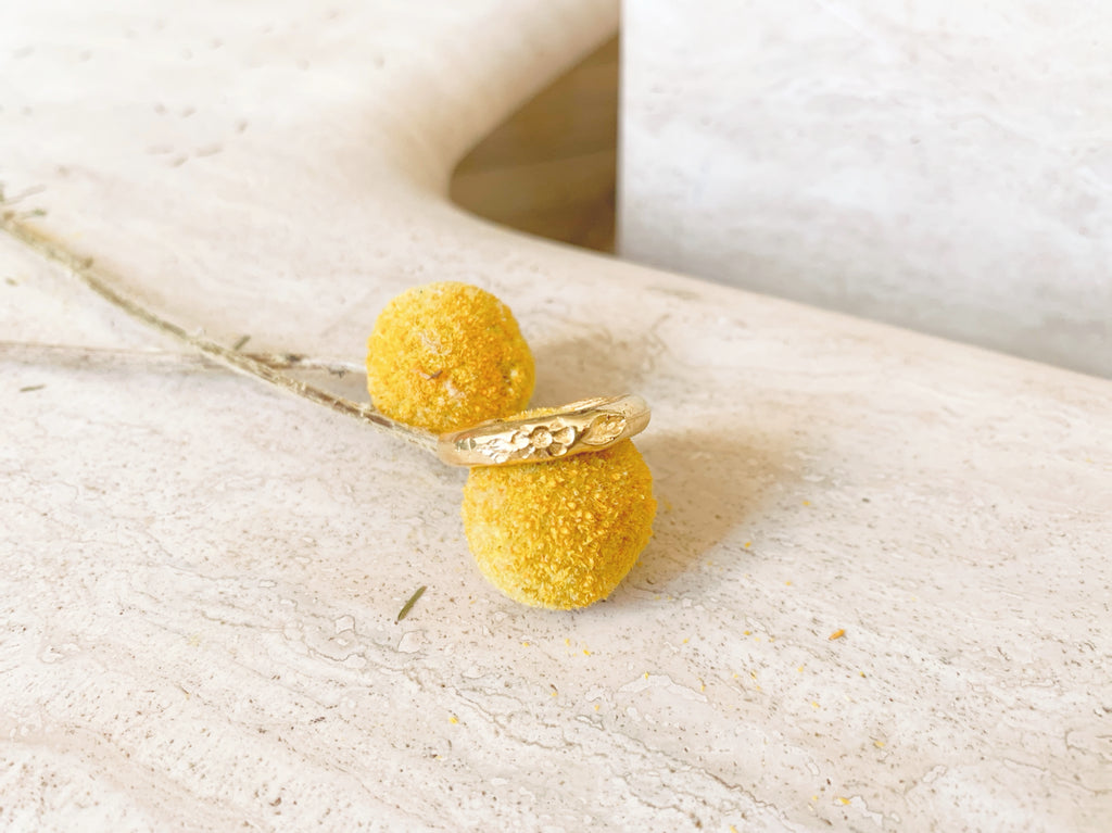 Anneau Roxelane fleur - carthage-creation